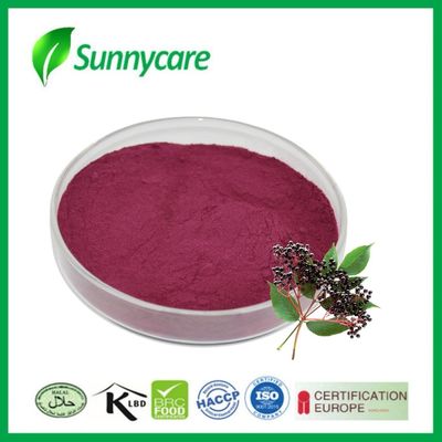 एल्डरबेरी एक्सट्रैक्ट जूस पाउडर Sambucus nigra खाद्य और पेय पदार्थों के लिए प्राकृतिक रंग
